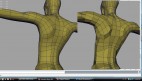 edge loops turned to provide easy deformation