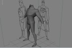 a look at the body and concept art used to model from