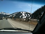 coming towards a mountain