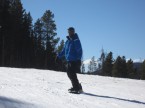 on the mountain